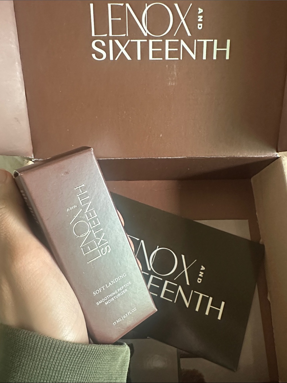 Lenox and Sixteenth Soft Landing Smoothing Peptide Moisturizer 15ml